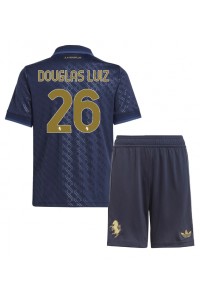 Fotbalové Dres Juventus Douglas Luiz #26 Dětské Třetí Oblečení 2024-25 Krátký Rukáv (+ trenýrky)